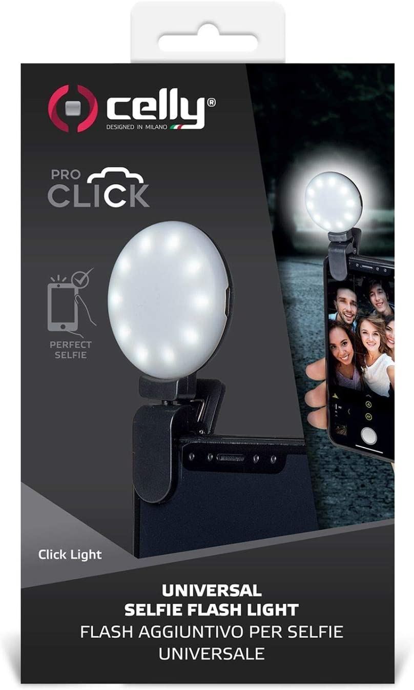 Official Celly Click Light Universal Selfie Flash Light - CLICKKIGHTBK