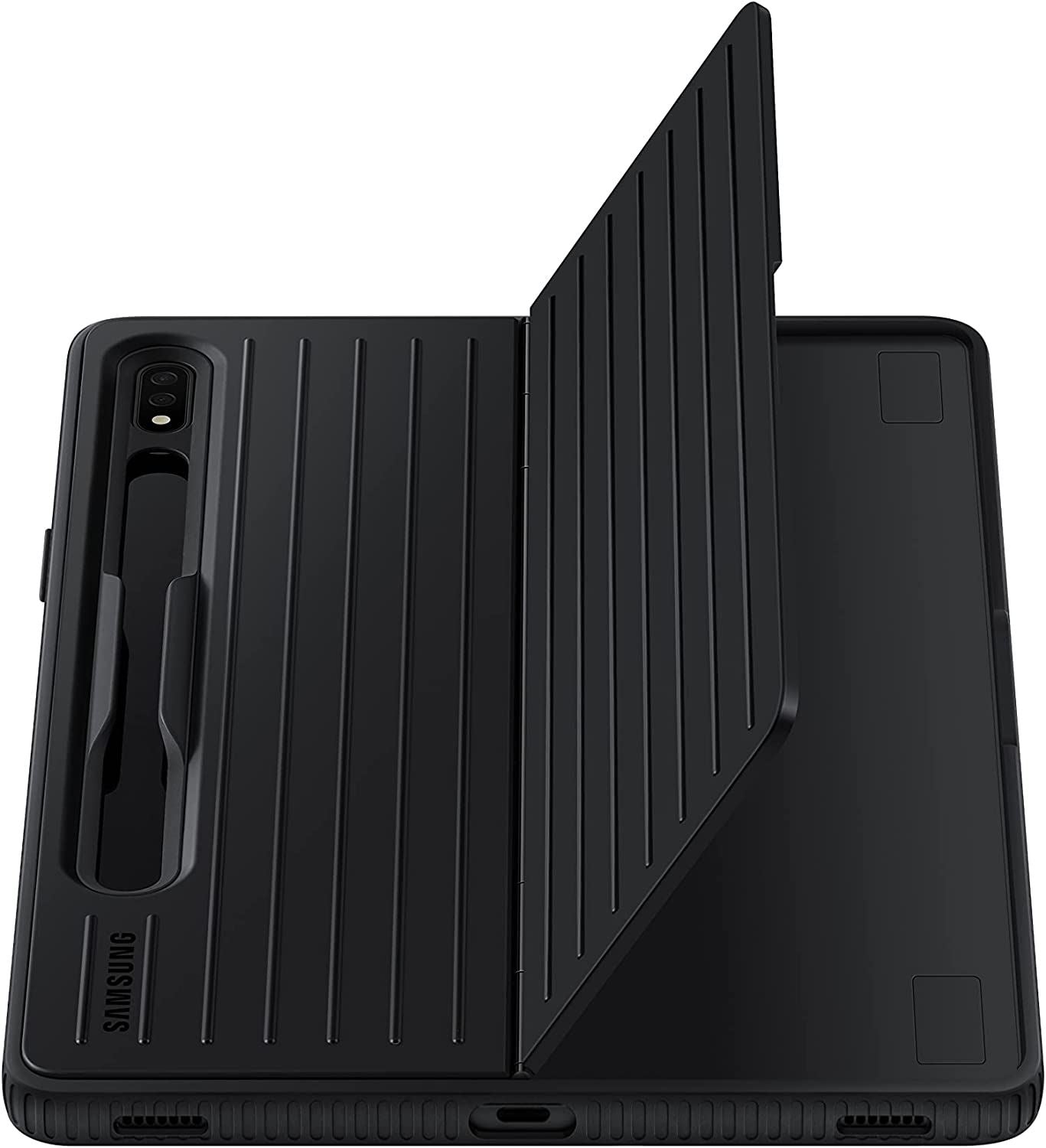 Official Samsung Galaxy Tab S8 Protective Standing Cover Black - EF-RX700CBEGWW