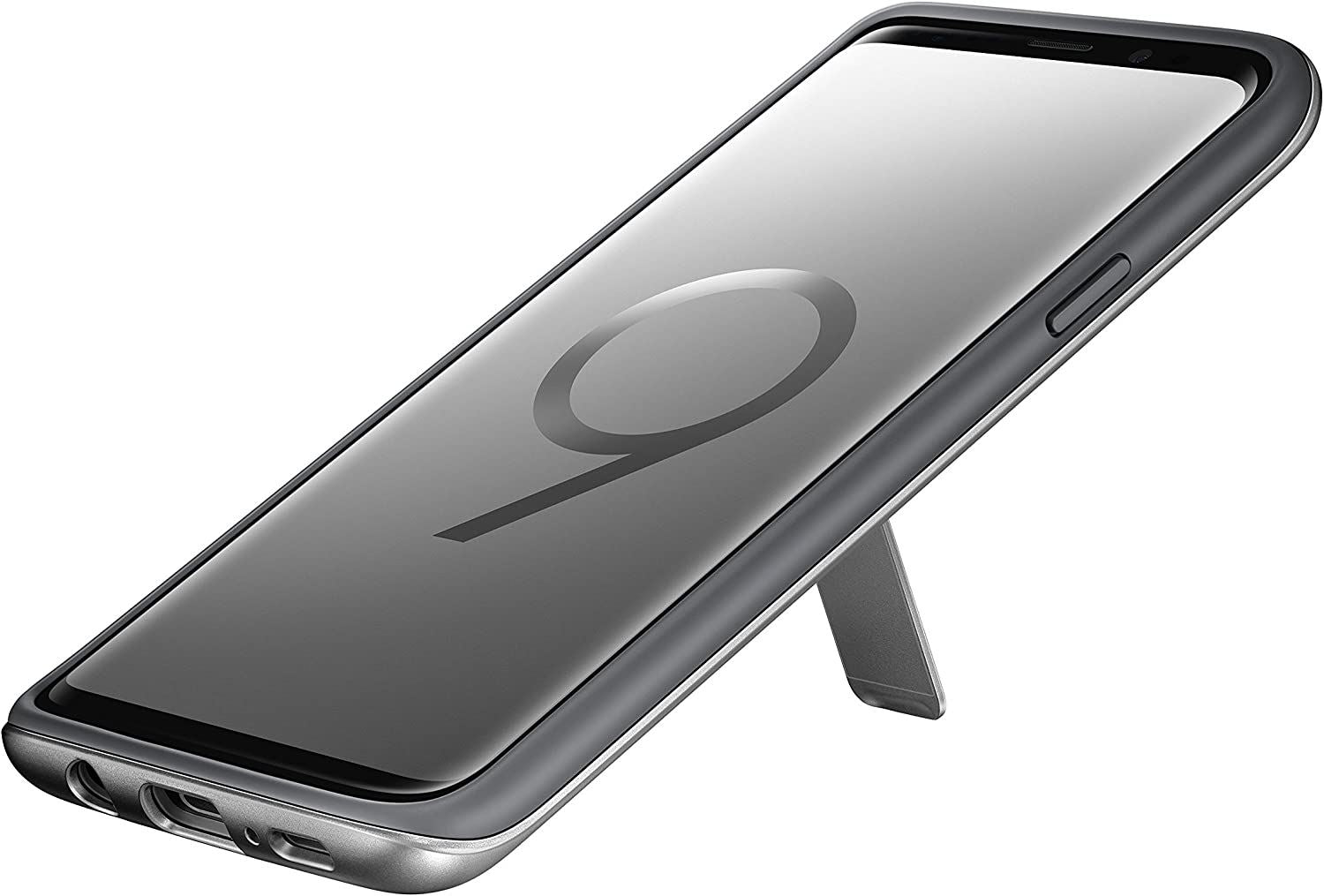 Official Samsung Galaxy S9 Plus Standing Cover Silver - EF-RG965CSEGWW