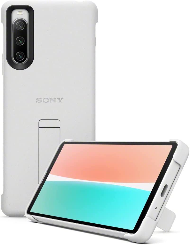 Official Sony Xperia 10 IV Style Back Case/Cover Grey - XQZ-CBBC/HGENG