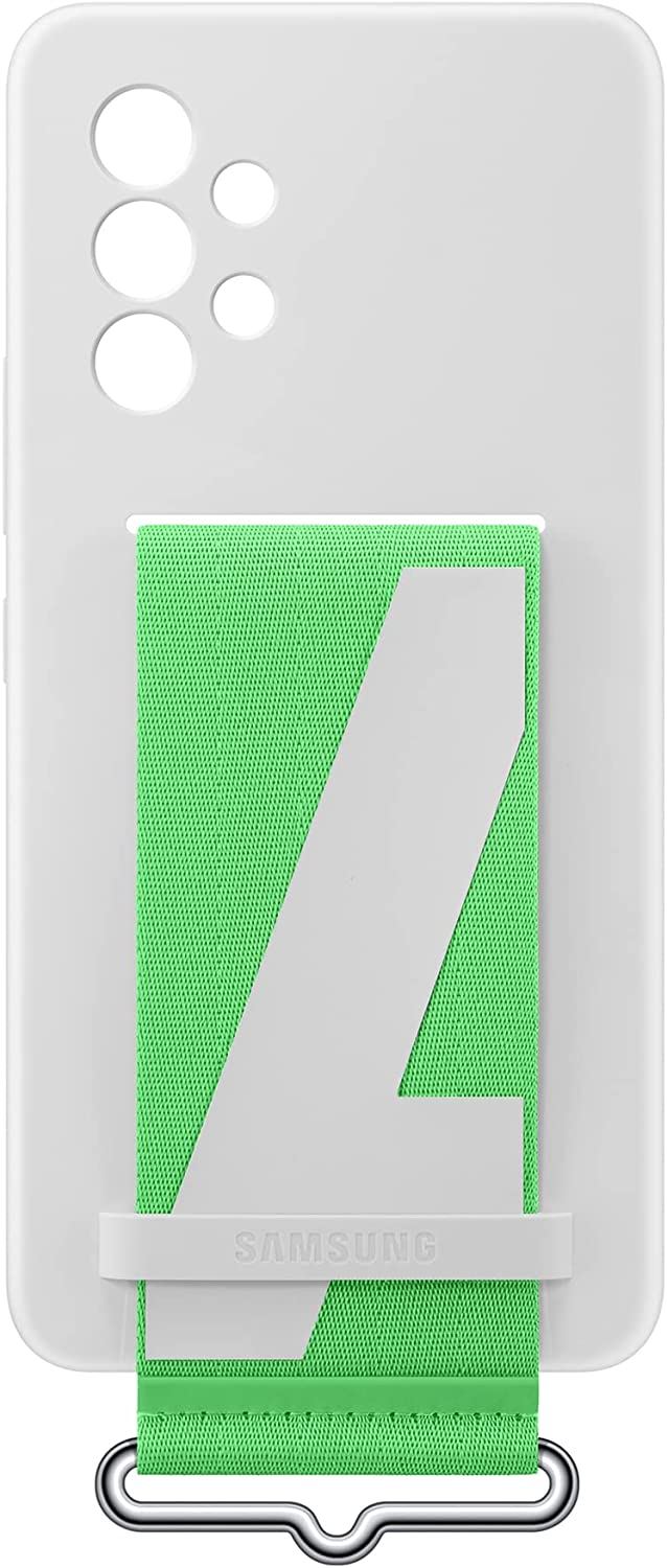 Samsung Galaxy A53 5G Silicone Cover with Strap White - EF-GA536TWEGWW