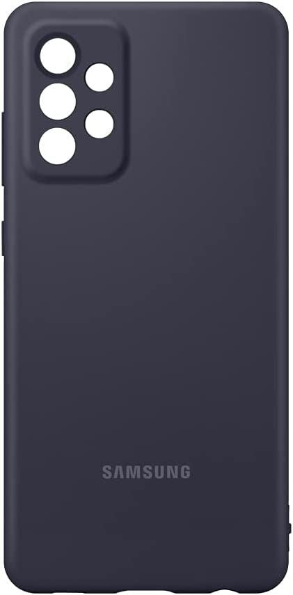 Official Samsung Galaxy A72 Silicone Cover Black - EF-PA725TBEGWW