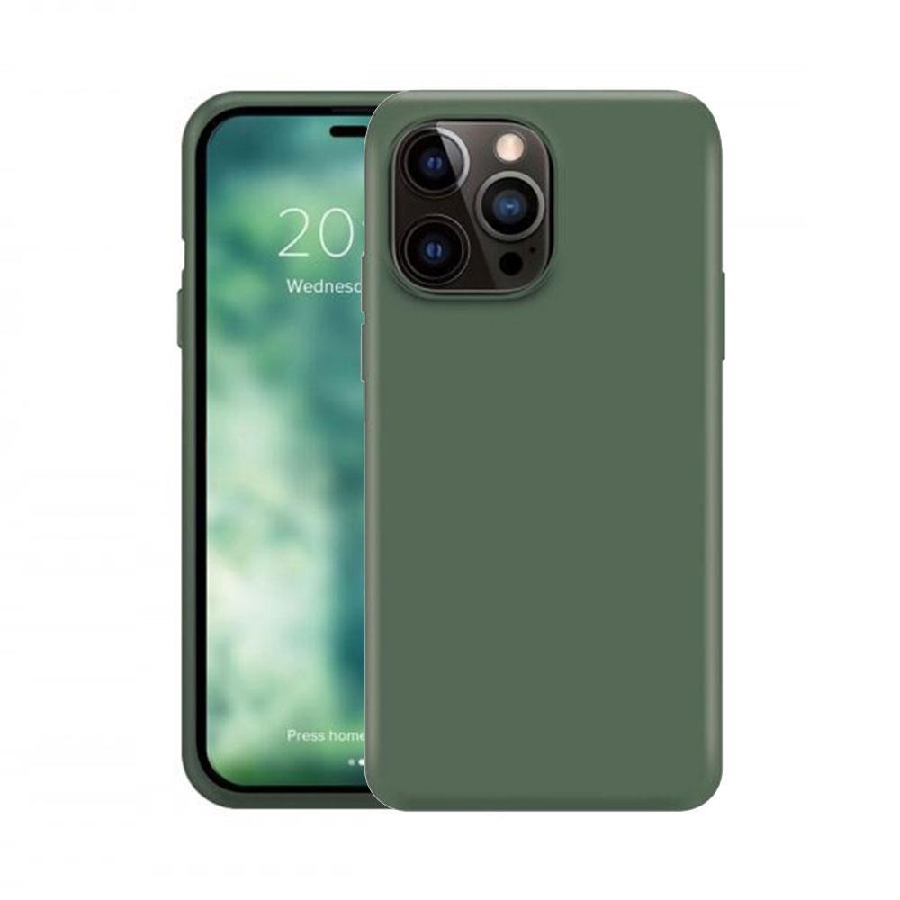Official Xqisit Silicone Case for iphone 14 Pro Max 6.7" Eucalyptus - 50445