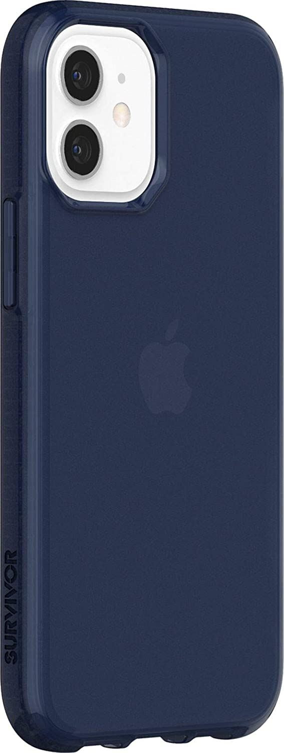 Official Griffin Survivor Clear Case/Cover for iphone 12 Mini Navy - GIP-049-NVY