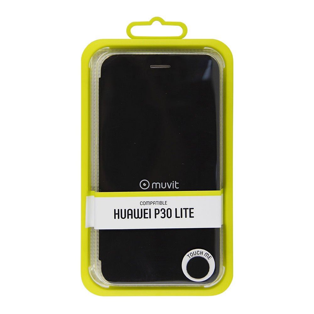 Official Muvit Folio Case Black for Huawei P30 - MUFLS0258