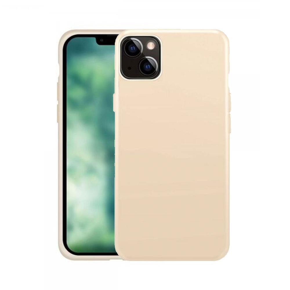 Official Xqisit Silicone Case for iphone 14 Plus 6.7" Silky Nude - 50537
