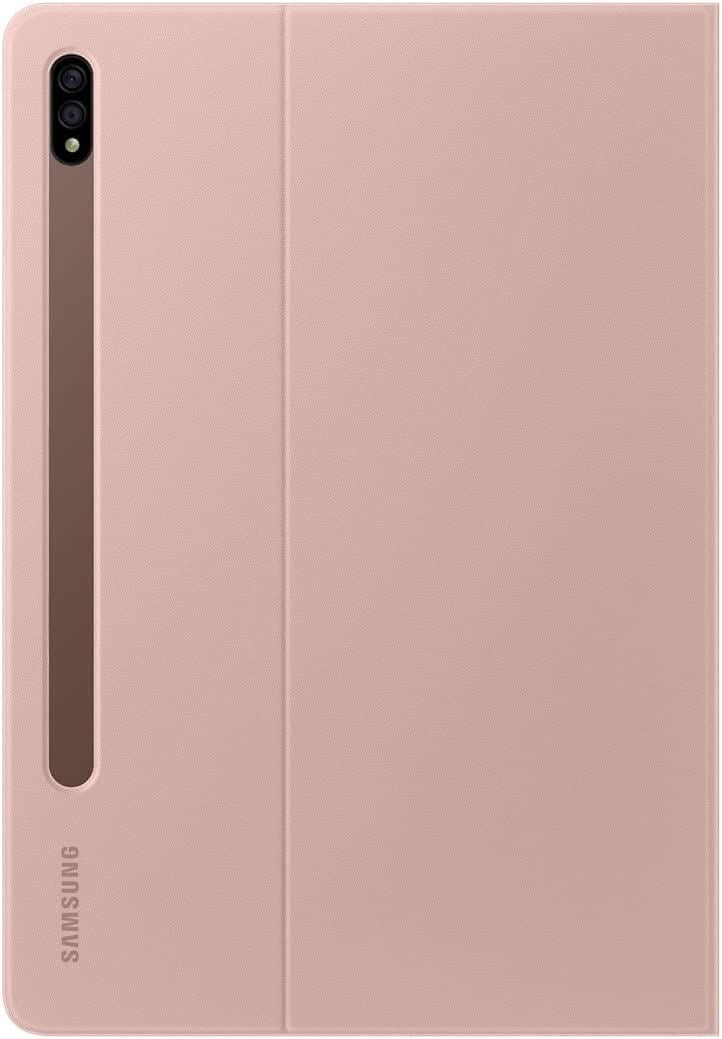 Official Samsung Galaxy Tab S7/S8 Book Cover Pink - EF-BT870PAEGEU