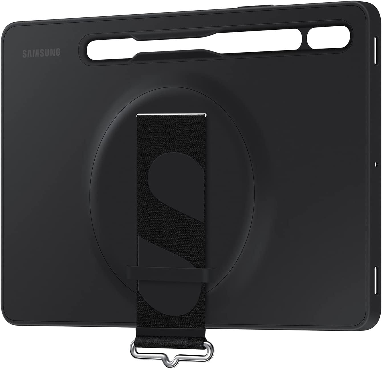 Official Samsung Galaxy Tab S7/S8 Strap Cover Black - EF-GX700CBEGWW