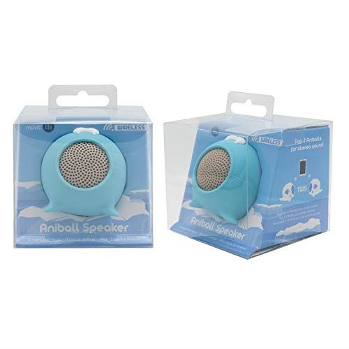 Official Muvit 3W Aniball Whale Wireless Speaker Blue - MLSSP0015