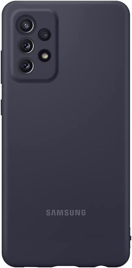 Official Samsung Galaxy A72 Silicone Cover Black - EF-PA725TBEGWW