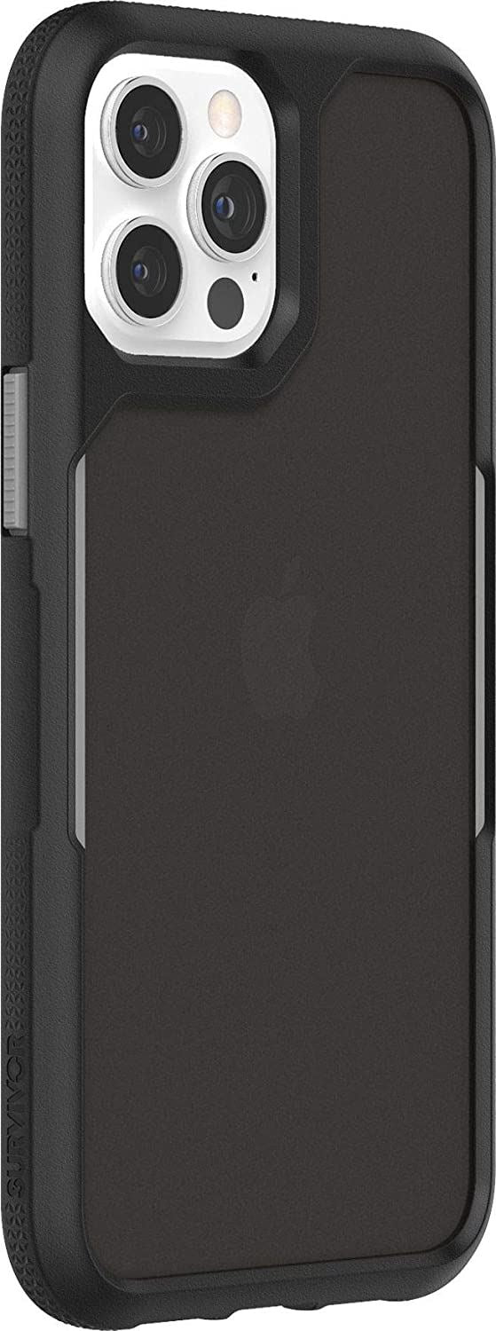 Official Griffin Survivor Endurance Case/Cover for iphone 12 Pro Max Black - GIP-057-BKG