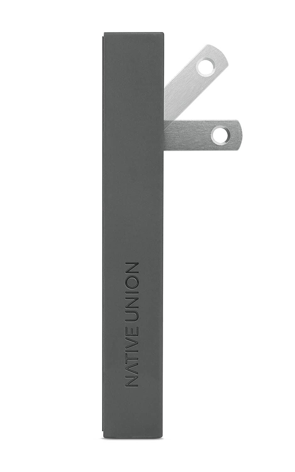 Official Native Union 3.1 Amp Dual USB International Smart Charger Slate Grey - SMART-2-GRY-FB-INT