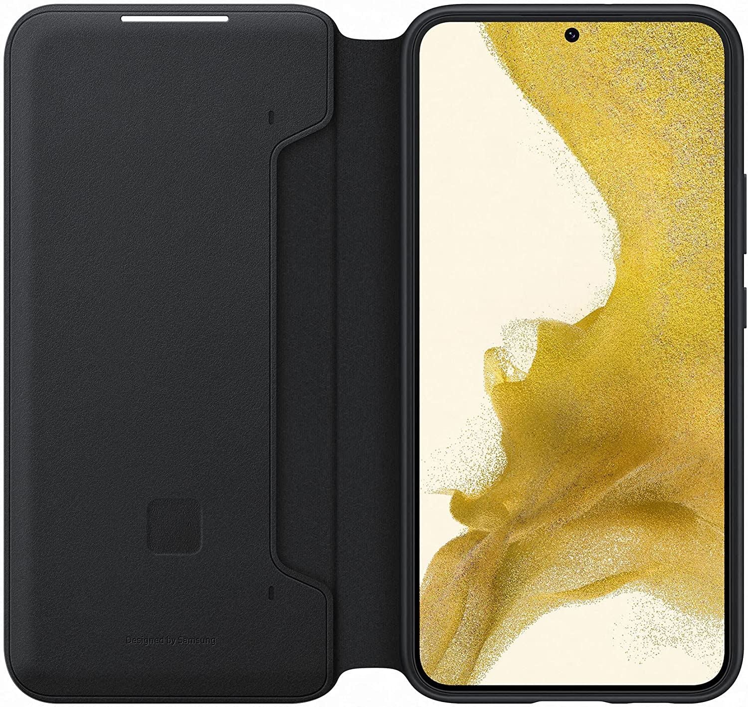 Official Samsung Galaxy S22 Plus Smart LED View Cover Black - EF-NS906PBEGEW