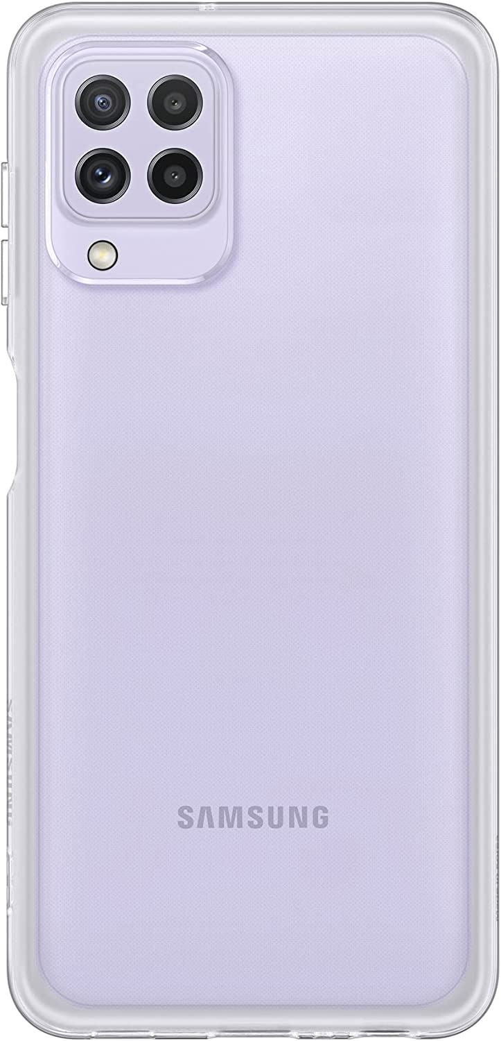 Official Samsung Galaxy A22 4G Soft Clear Cover Clear - EF-QA225TTEGEU