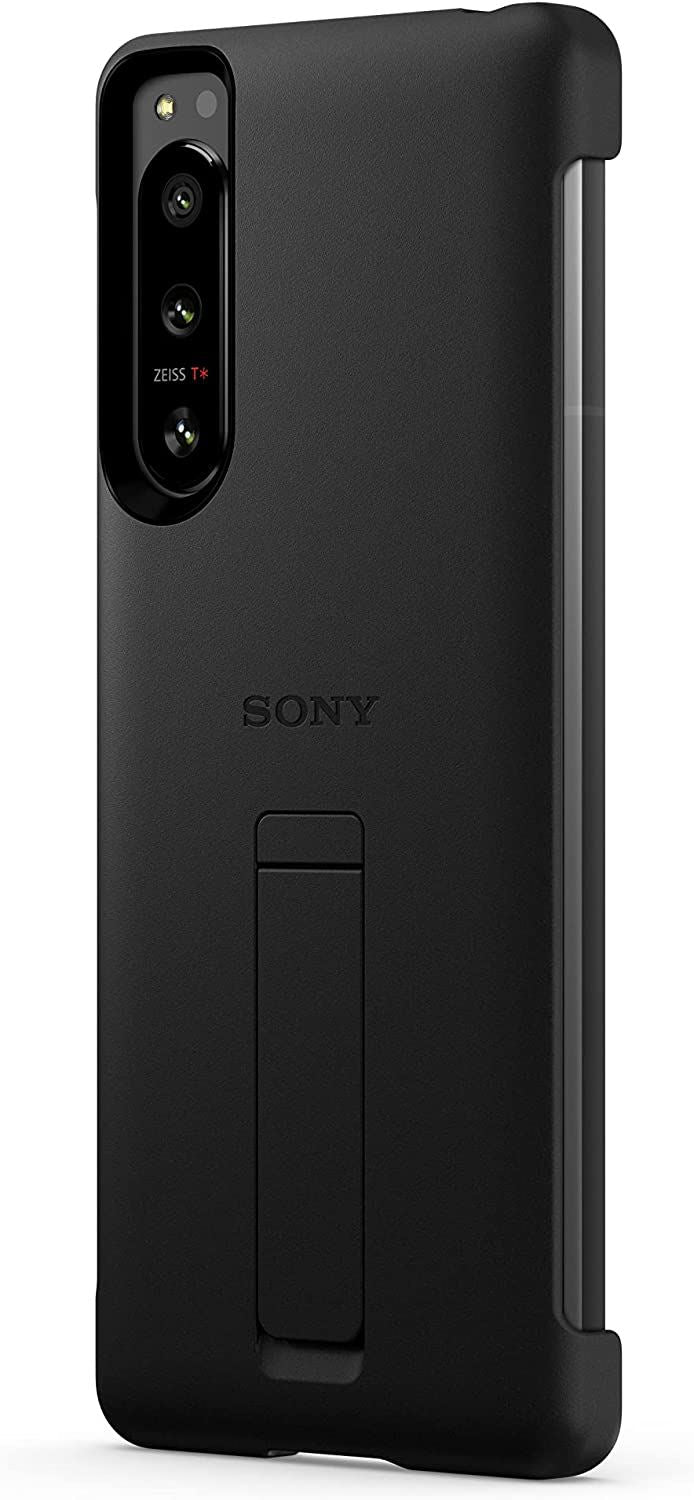Official Sony Xperia 5 IV Style Back Cover Black - XQZCBCQB.ROW