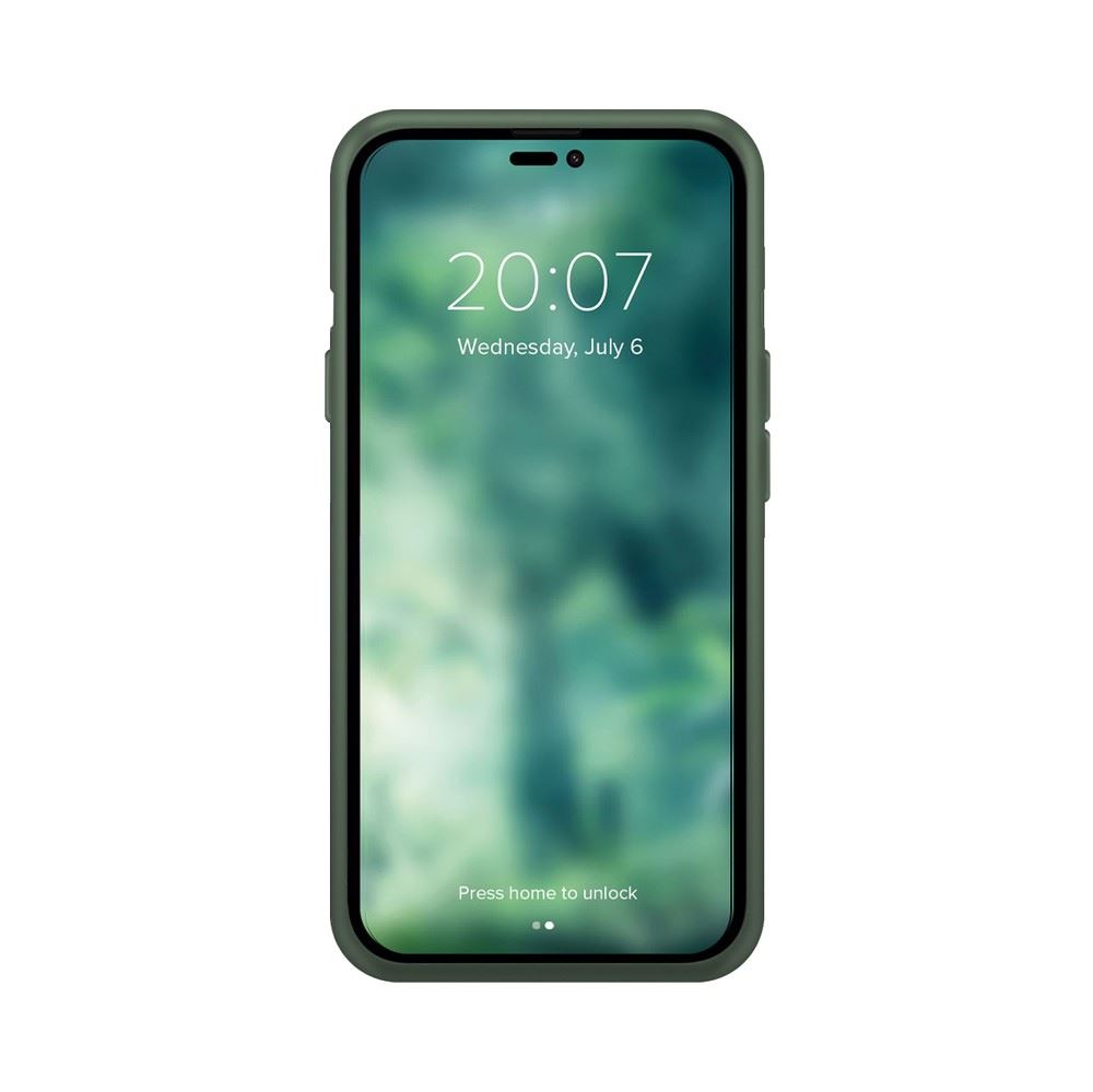 Official Xqisit Silicone Case for iphone 14 Pro 6.1" Eucalyptus - 50443