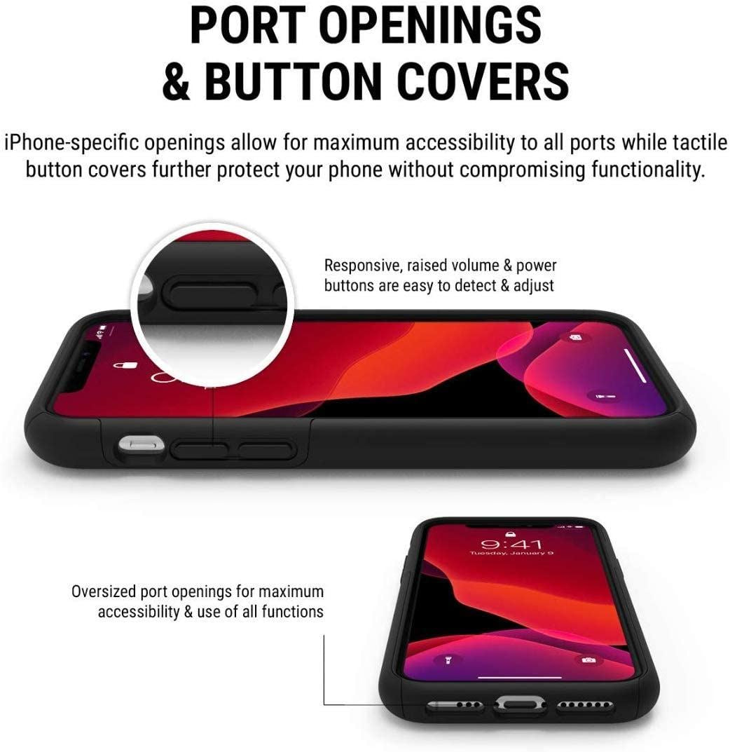 Official Incipio Dual Pro Case/Cover for iphone 11 Pro Black - IPH-1843-BLK