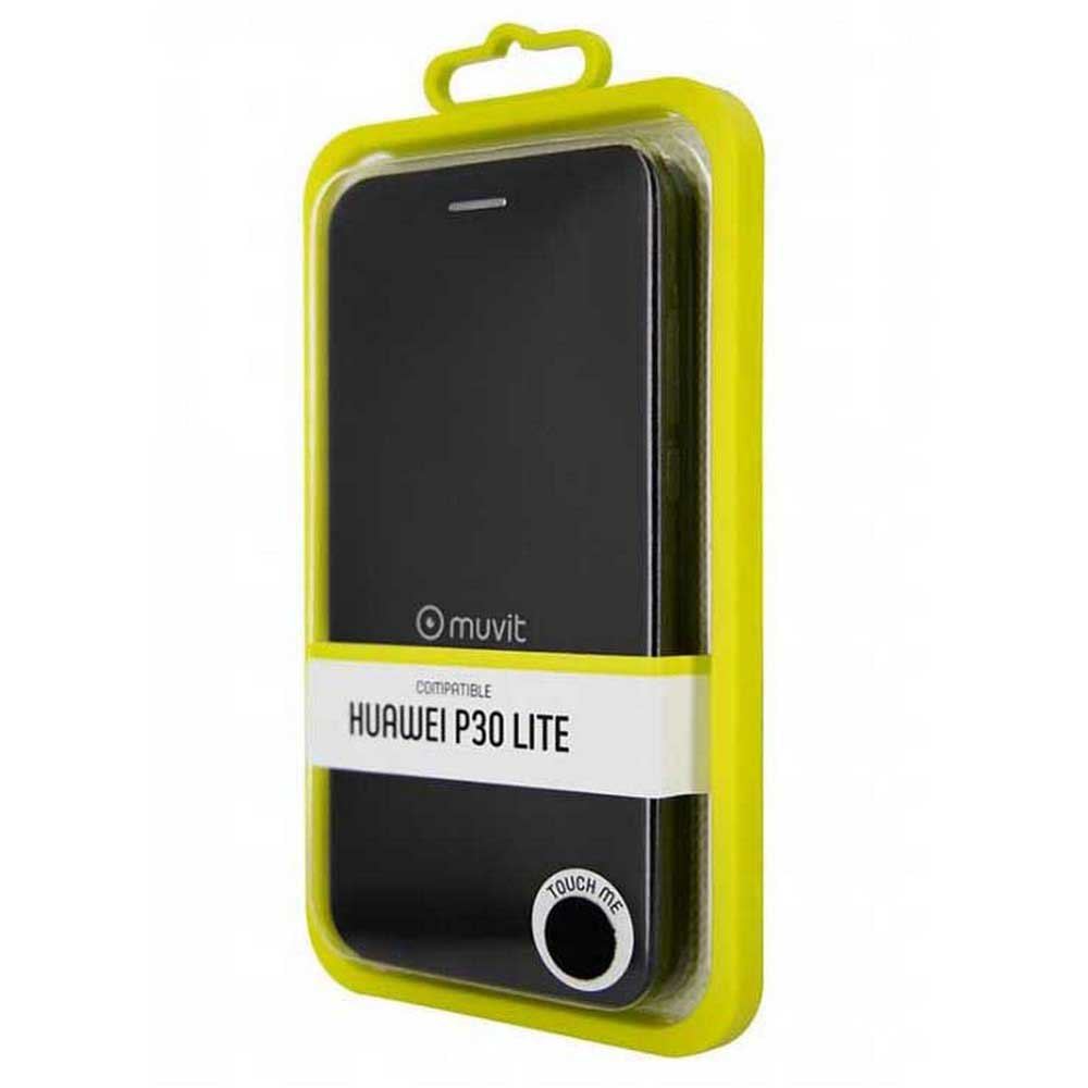 Official Muvit Folio Case Black for Huawei P30 - MUFLS0258
