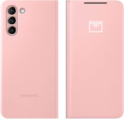 Official Samsung Galaxy S21 Plus LED View Cover Pink - EF-NG996PPEGEE