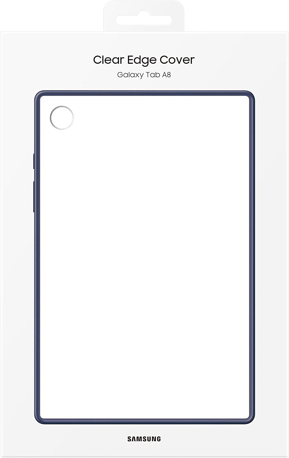 Official Samsung Galaxy Tab A8 Clear Edge Cover Navy - EF-QX200TNEGWW