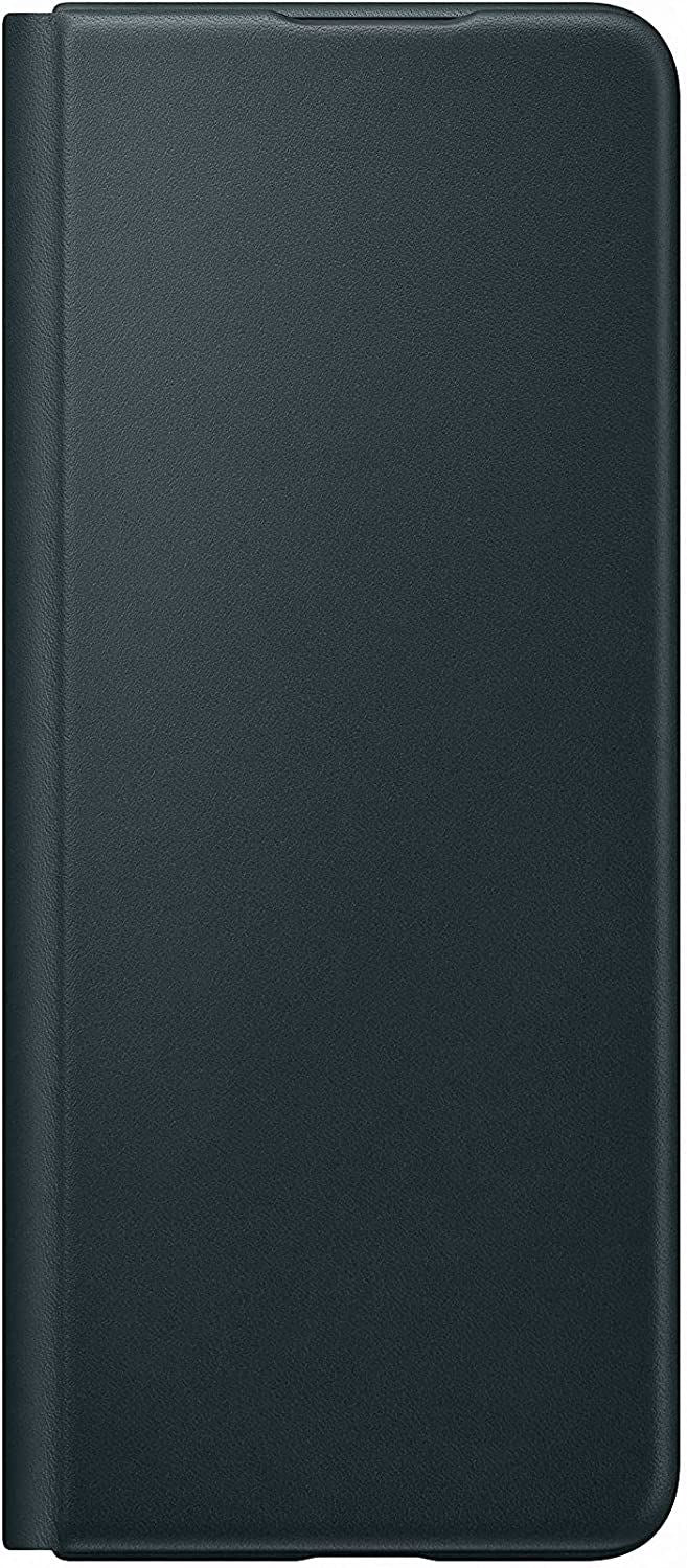 Official Samsung Galaxy Z Fold 3 Leather Flip Cover Green - EF-FF926LGEGWW