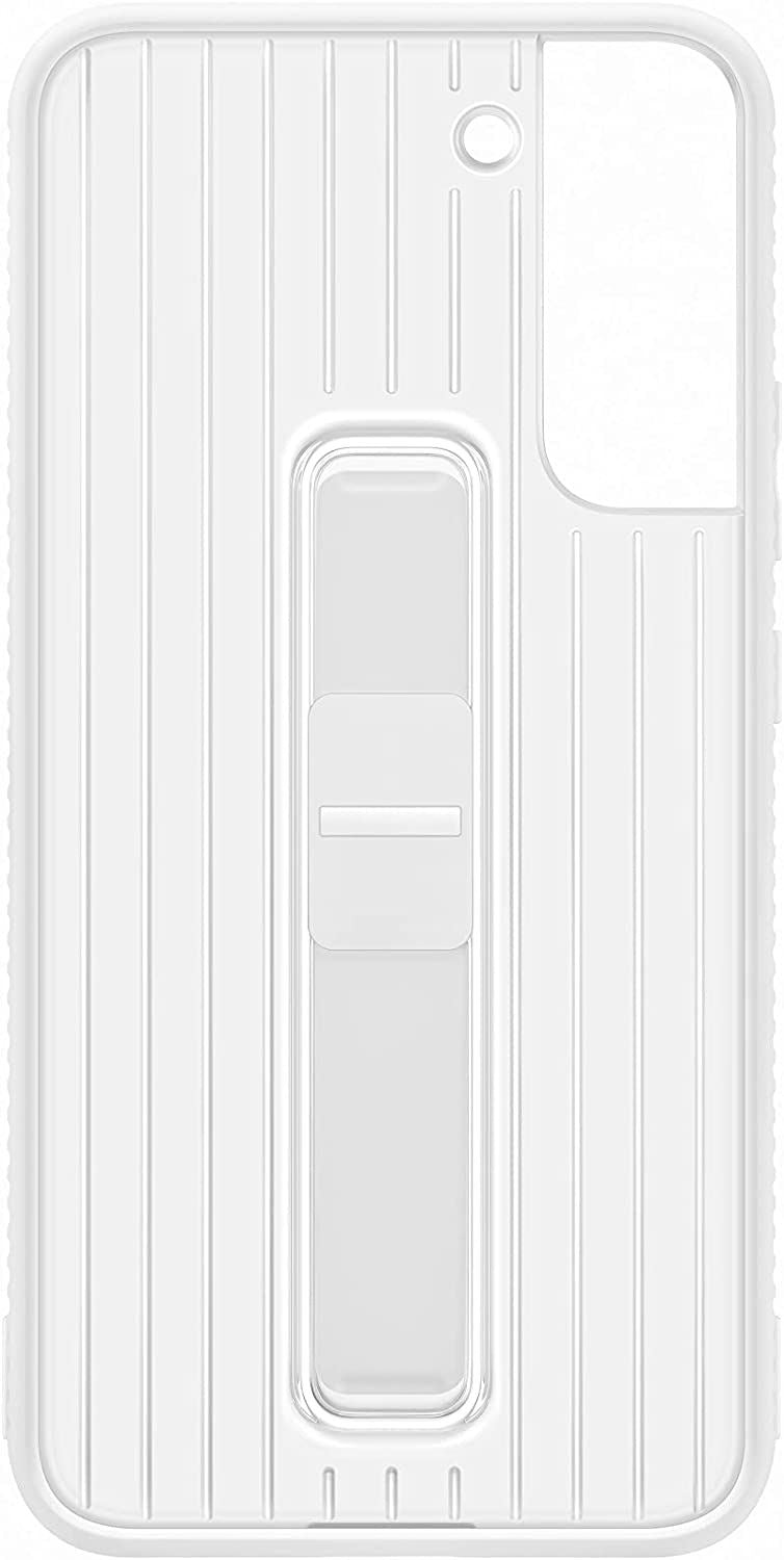 Official Samsung Galaxy S22 Plus Protective Standing Cover White/Green - EF-RS906CWEGEW