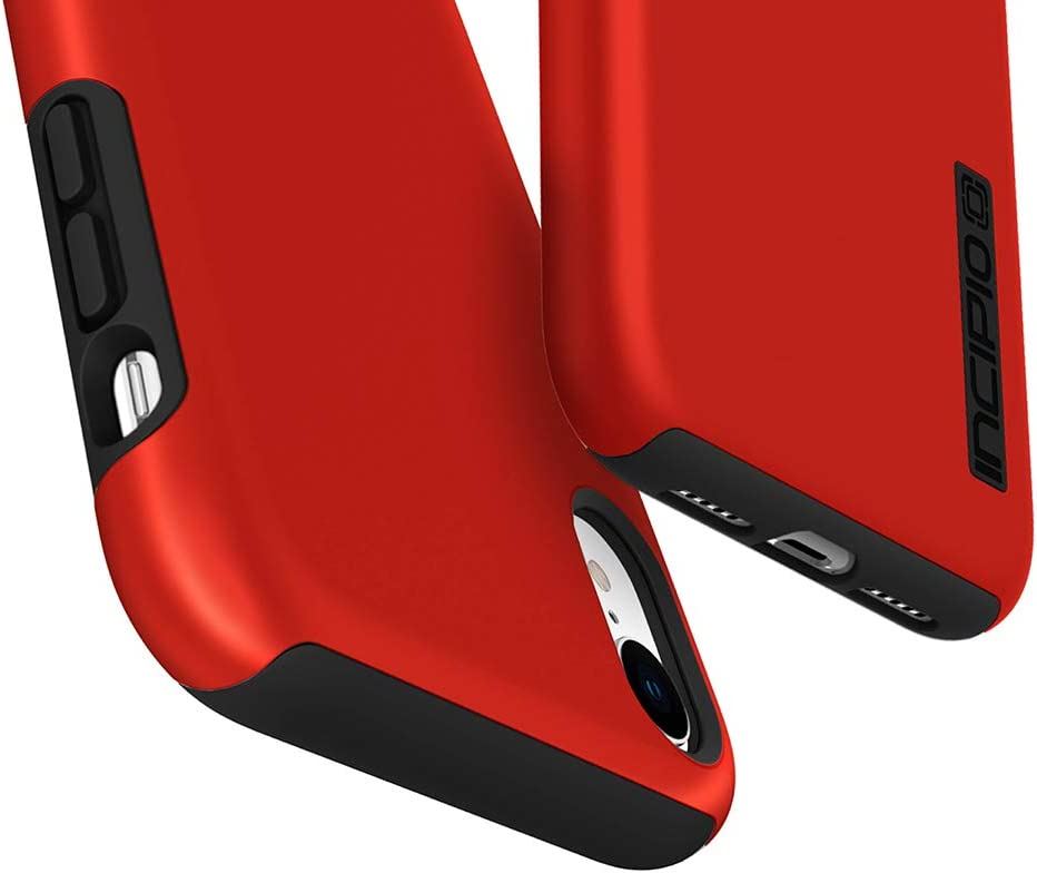 Official Incipio Dual Pro case/Cover for iphone XR Red/Black - IPH-1748-RBK