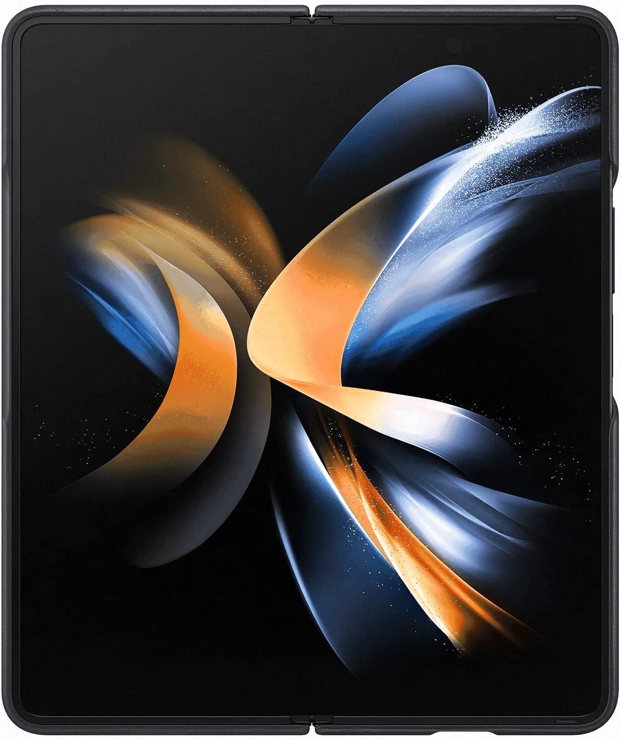 Official Samsung Galaxy Z Fold 4 Leather Cover Black - EF-VF936LBEGWW