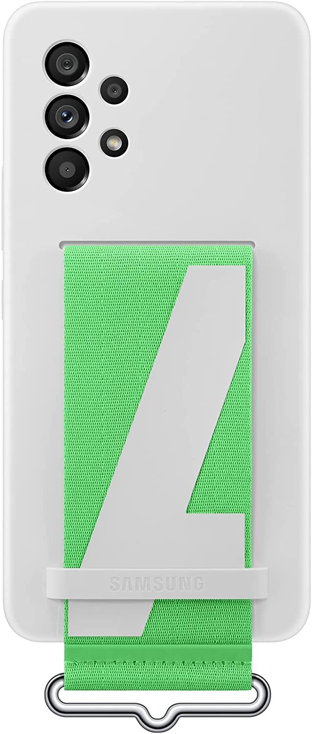 Samsung Galaxy A53 5G Silicone Cover with Strap White - EF-GA536TWEGWW