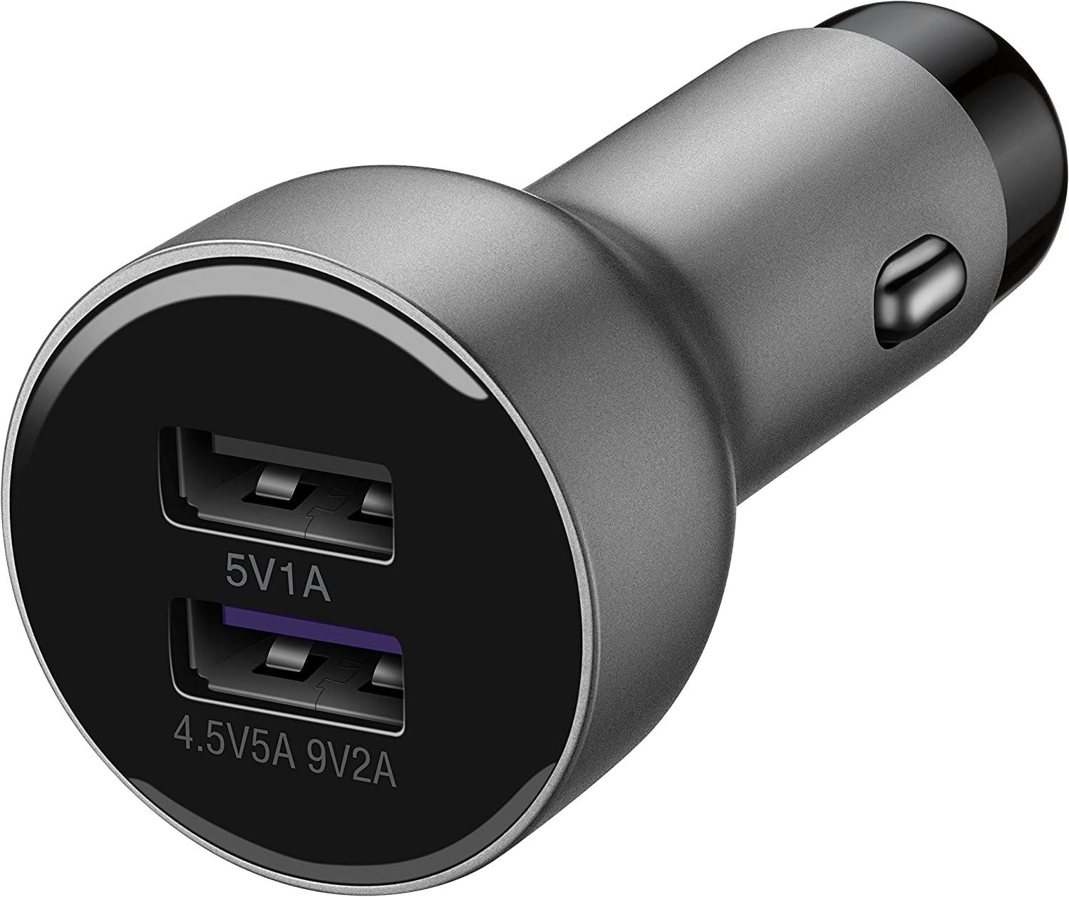 Official Huawei AP38 5A 1M Dual USB Car Charger with Type C Data Cable Grey