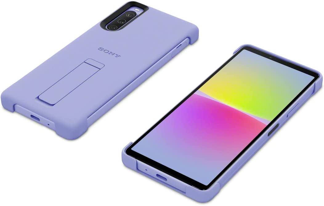 Official Sony Xperia 10 IV Style Back Case/Cover Lavender - XQZ-CBBC/VGENG