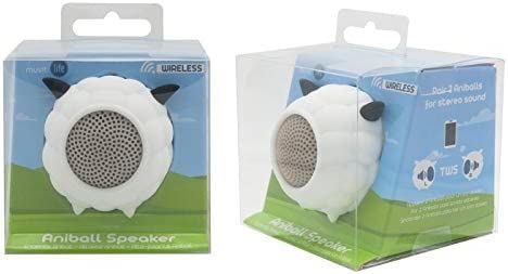 Official Muvit 3W Aniball Sheep Wireless Speaker White - MLSSP0016