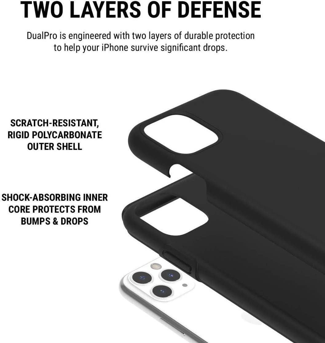 Official Incipio Dual Pro Case/Cover for iphone 11 Pro Black - IPH-1843-BLK
