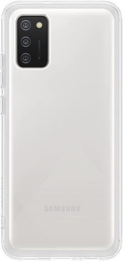 Official Samsung Galaxy A12 Soft Clear Cover Transparent - EF-QA125TTEGEU
