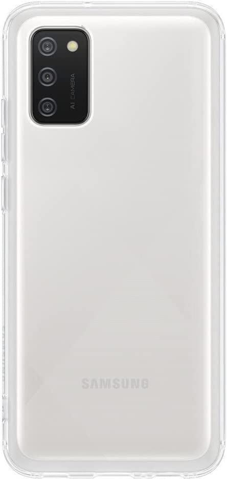 Official Samsung Galaxy A12 Soft Clear Cover Transparent - EF-QA125TTEGEU