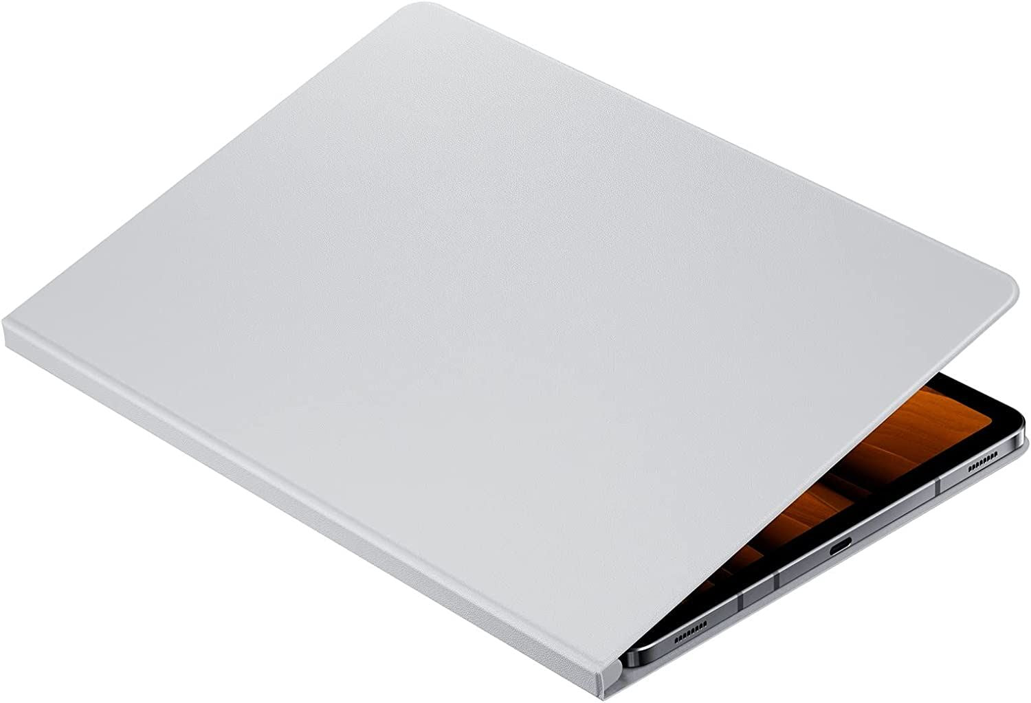 Official Samsung Galaxy Tab S7/S8 Book Cover Grey - EF-BT870PJEGEU