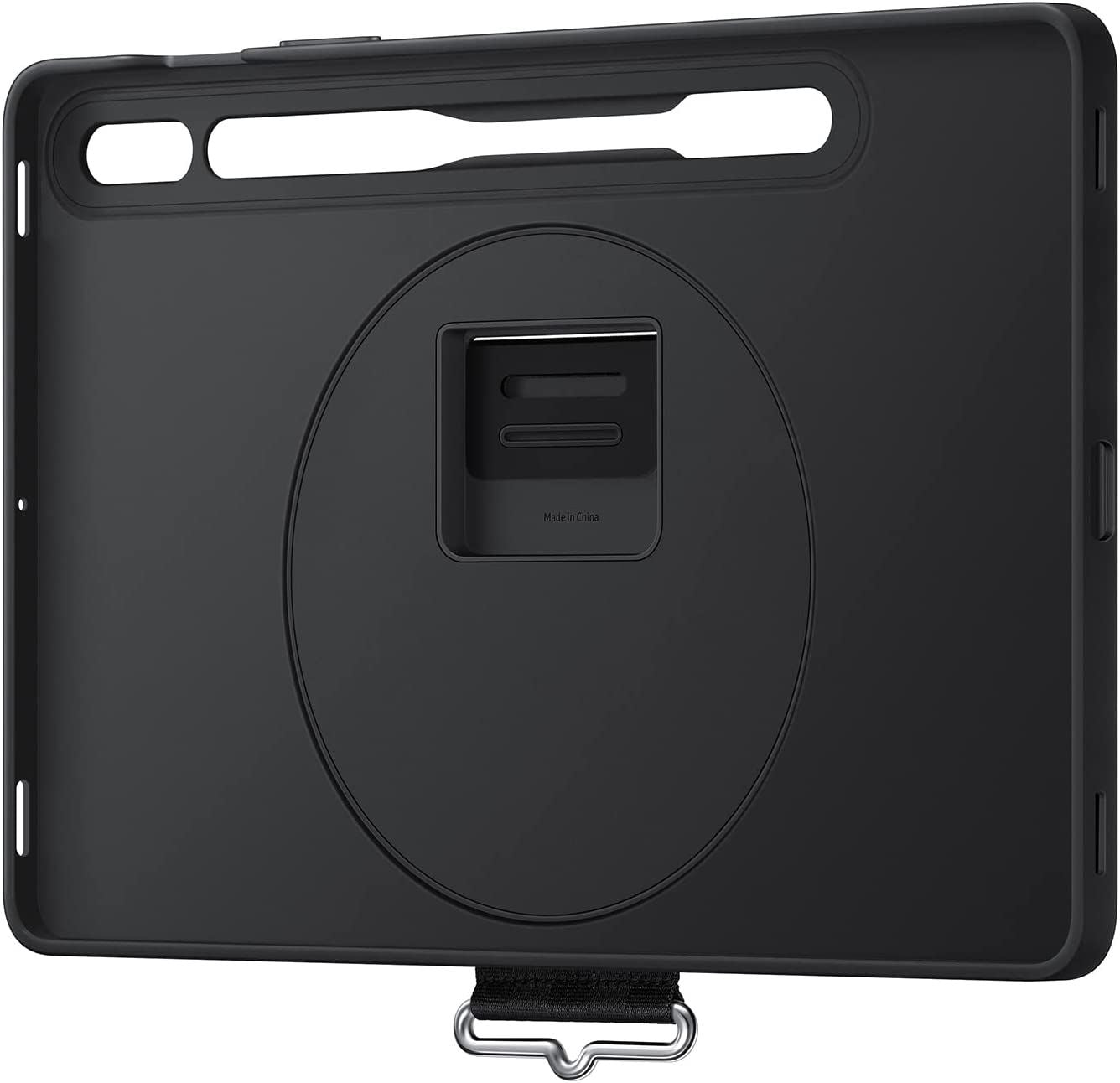 Official Samsung Galaxy Tab S7/S8 Strap Cover Black - EF-GX700CBEGWW