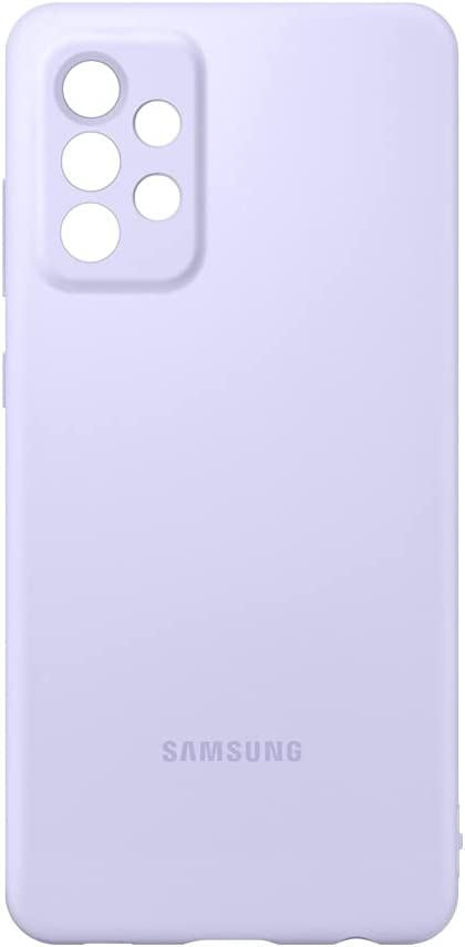 Official Samsung Galaxy A72 Silicone Case/Cover Violet - EF-PA725TVEGWW