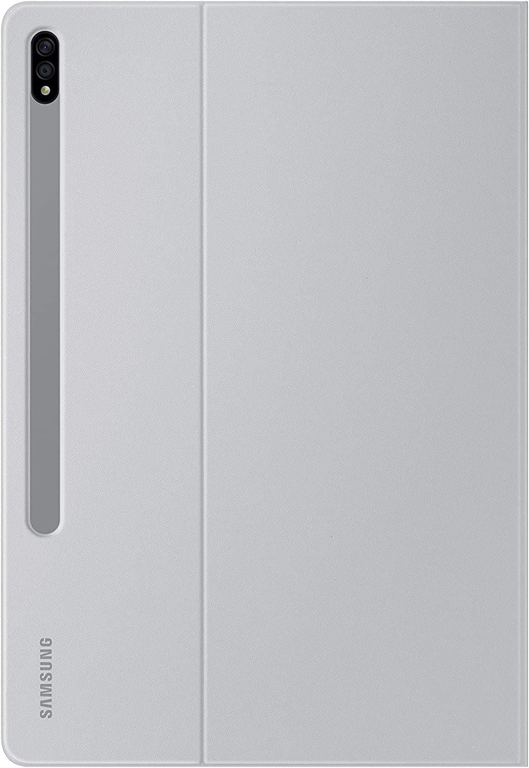 Official Samsung Galaxy Tab S7 Plus Book Cover Grey - EF-BT970PJEGEU