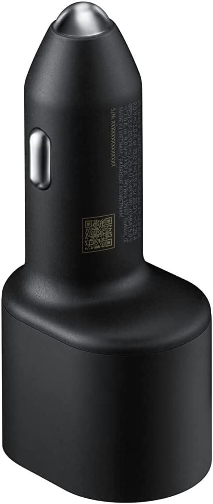 Samsung 60W Dual USB Car Charger with Type C Cable Black - EP-L5300XBEGEU