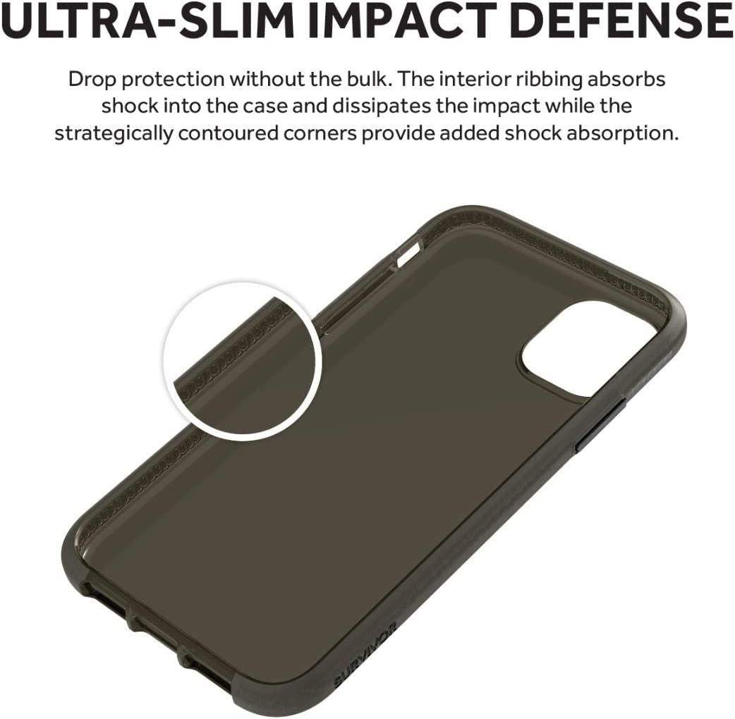Official Griffin Survivor Clear for iphone 11 Pro Max Black - GIP-026-BLK