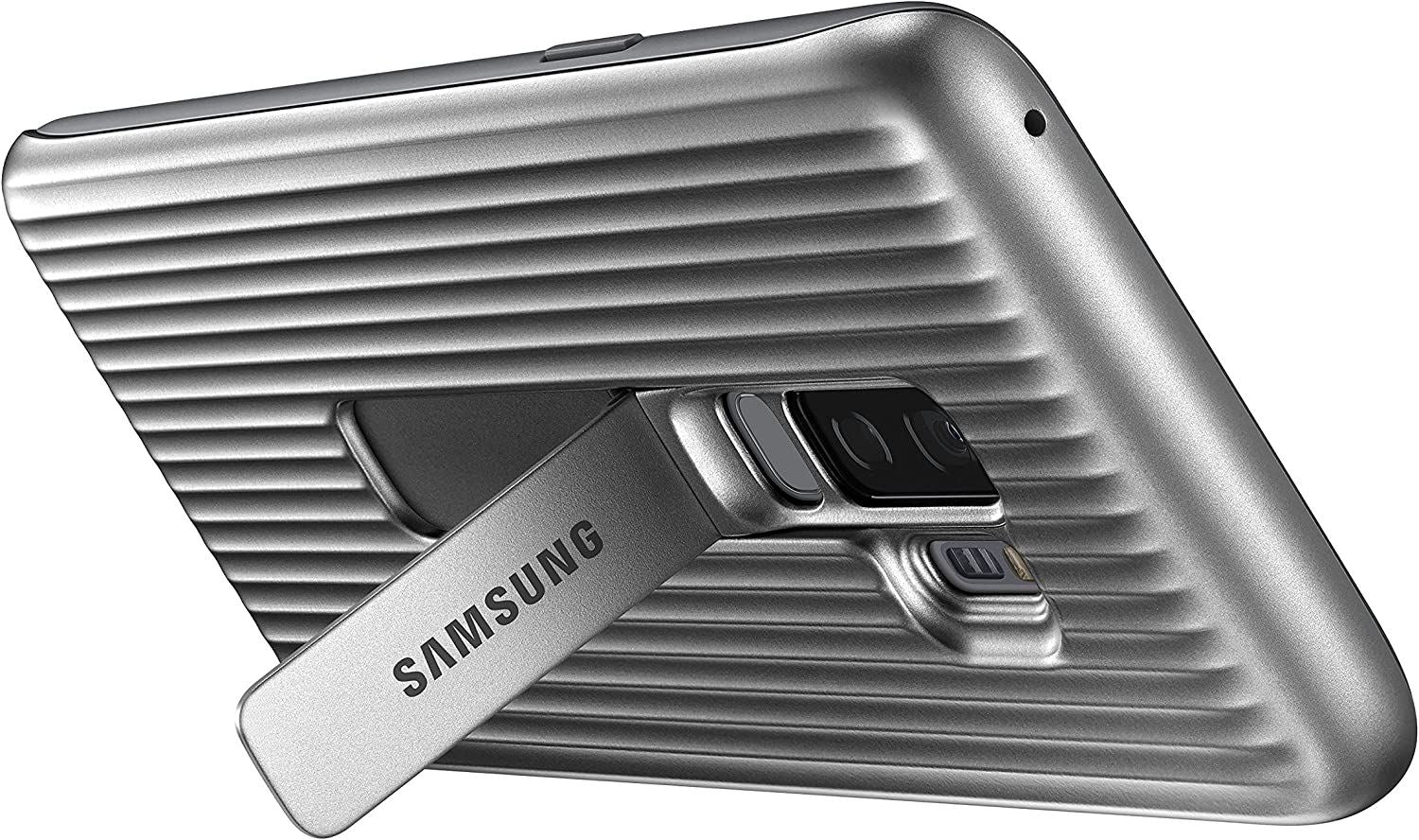 Official Samsung Galaxy S9 Plus Standing Cover Silver - EF-RG965CSEGWW