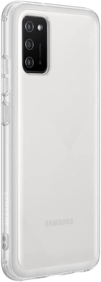 Official Samsung Galaxy A12 Soft Clear Cover Transparent - EF-QA125TTEGEU
