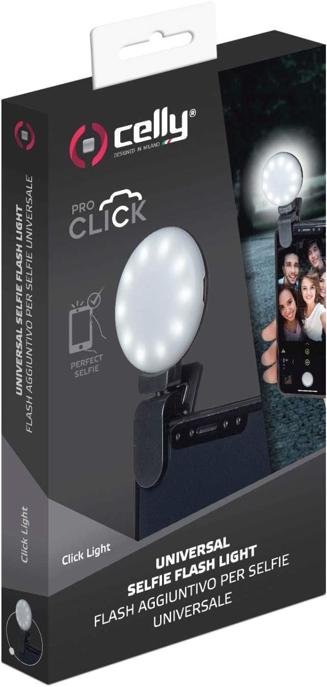 Official Celly Click Light Universal Selfie Flash Light - CLICKKIGHTBK