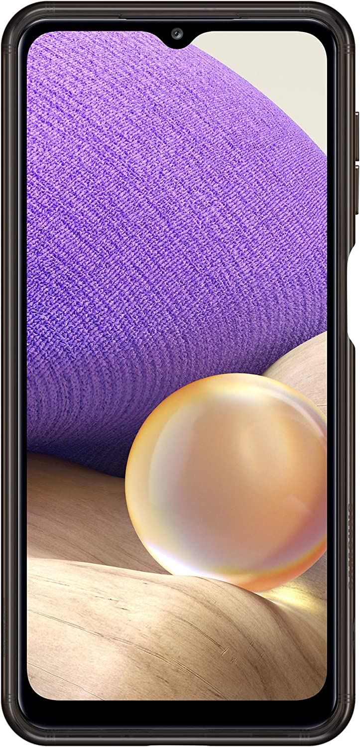 Official Samsung Galaxy A32 5G Soft Cover Clear Black - EF-QA326TBEGEU