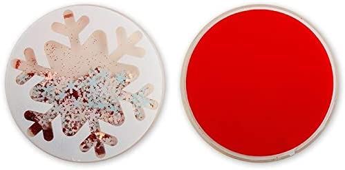 Official Muvit Life Snowflake Sticker Red - MLSTK0018