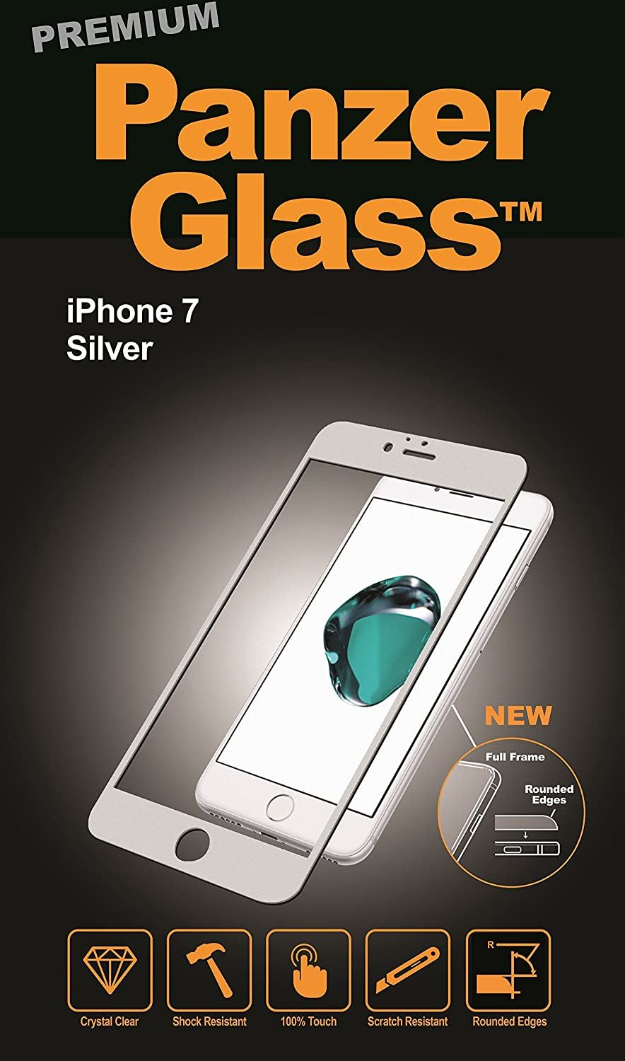 Official Panzer Premium Glass Silver for iphone 7/8/SE 2022 - PG2601