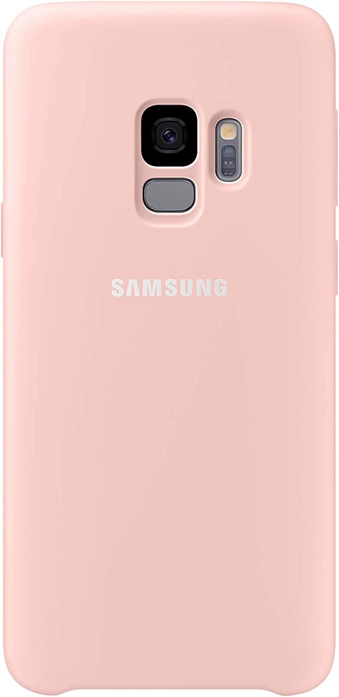 Official Samsung Galaxy S9 Silicone Cover/Case Pink - EF-PG960TPEGWW