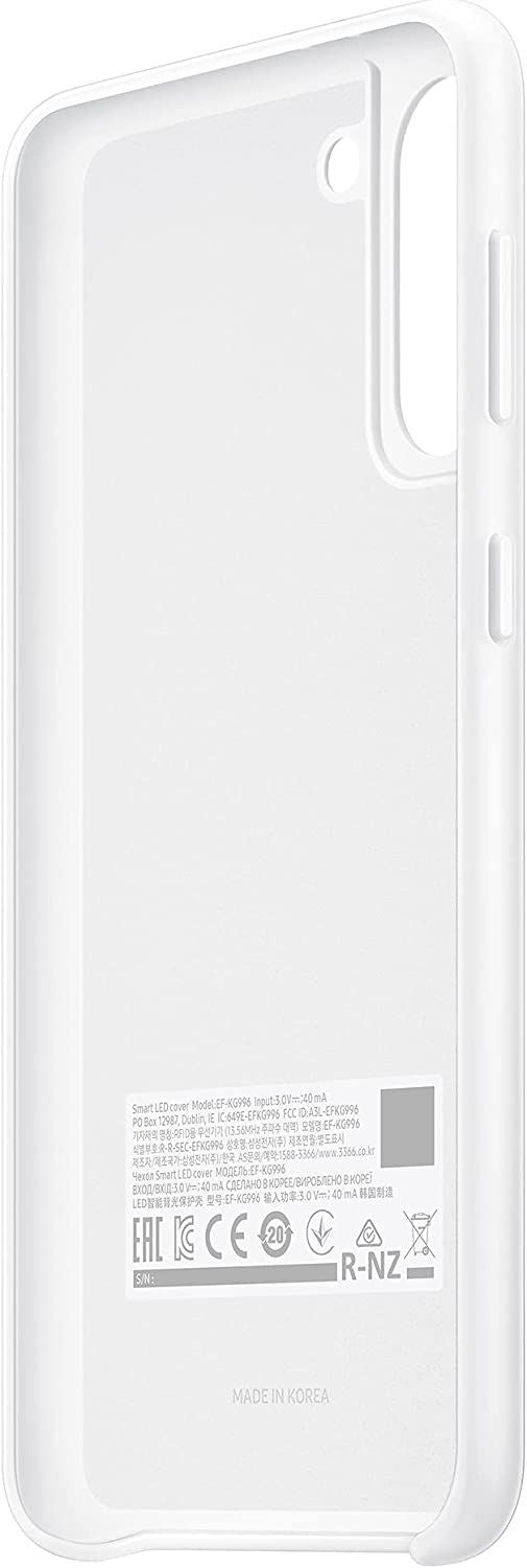 Official Samsung Galaxy S21 Plus LED Case/Cover White - EF-KG996CWEGWW