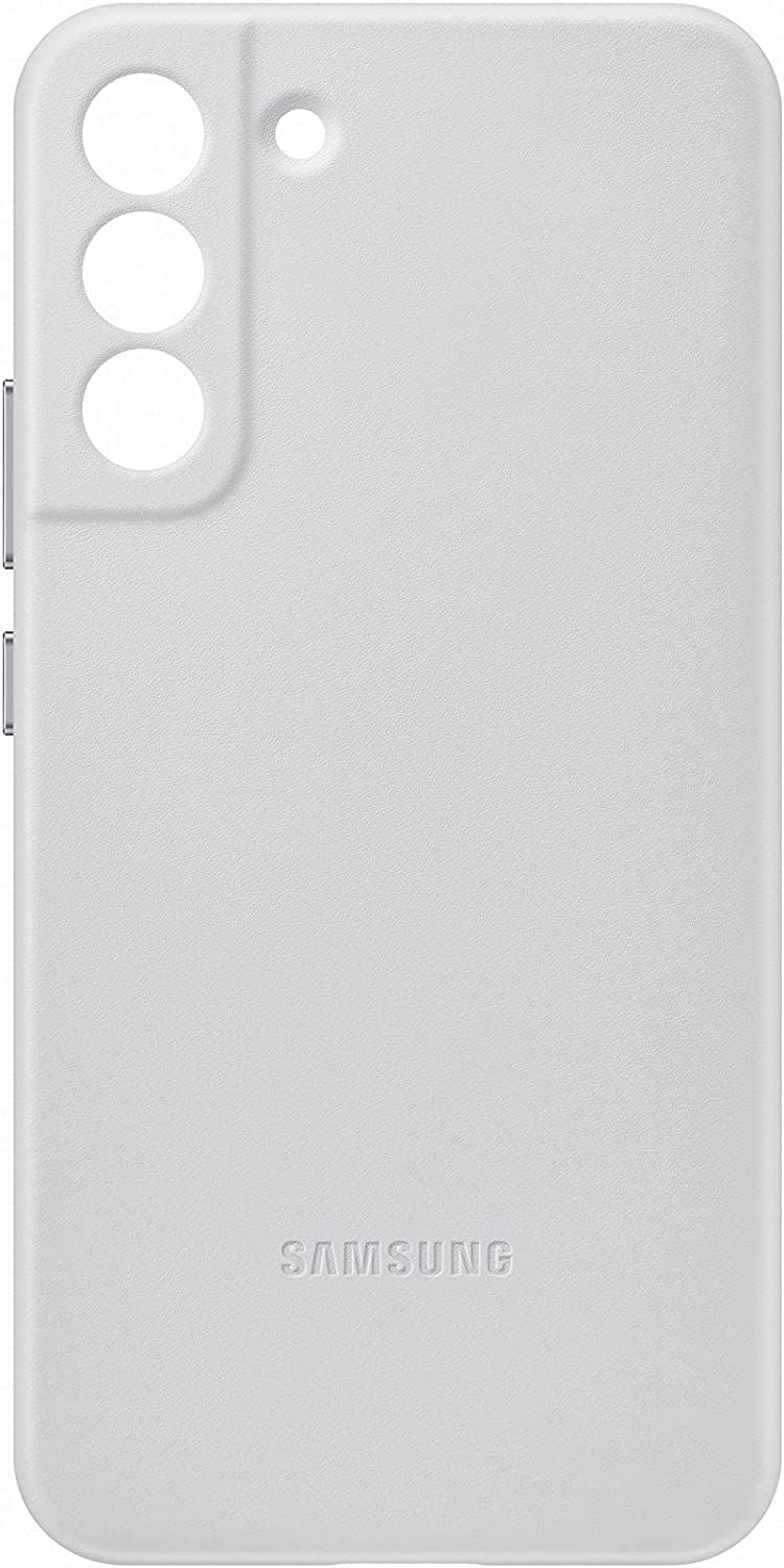 Official Samsung Galaxy S22 Plus Leather Cover Grey - EF-VS906LJEGWW